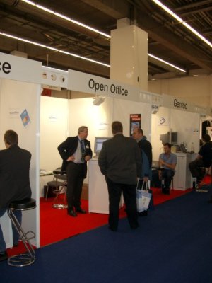 Der OpenOffice.org Stand im org-Pavillion